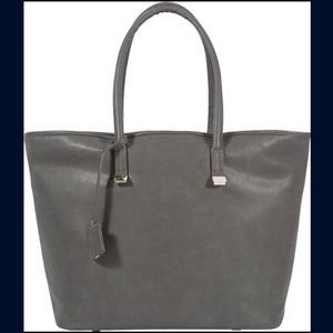 Platinum laptop purse grey